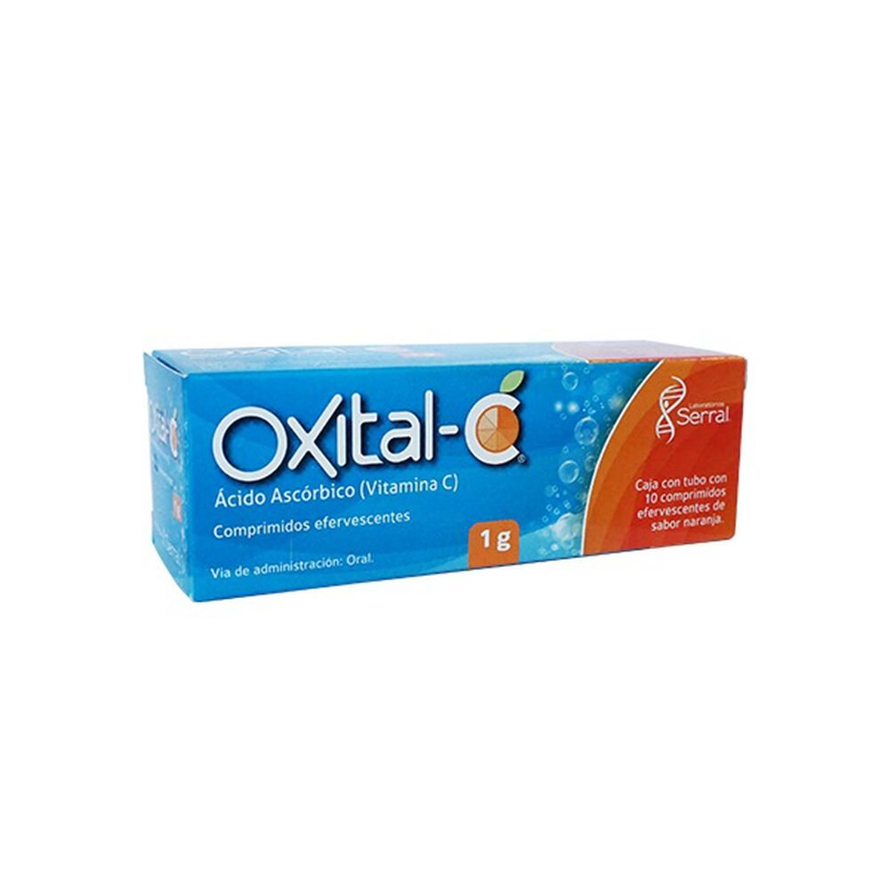 Oxital C (Acido Ascorbico) 1g 10tab - Farmacia Humus - Vitaminas y Suplementos
