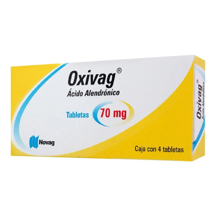 Oxivag (Ácido alendrónico) 70mg 4tab - Farmacia Humus - Reumatología
