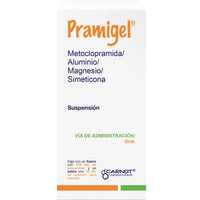 Pramigel (Metoclopramida/Aluminio/Simeticona) 120ml - Farmacia Humus - Gastroenterología (Estomacal)