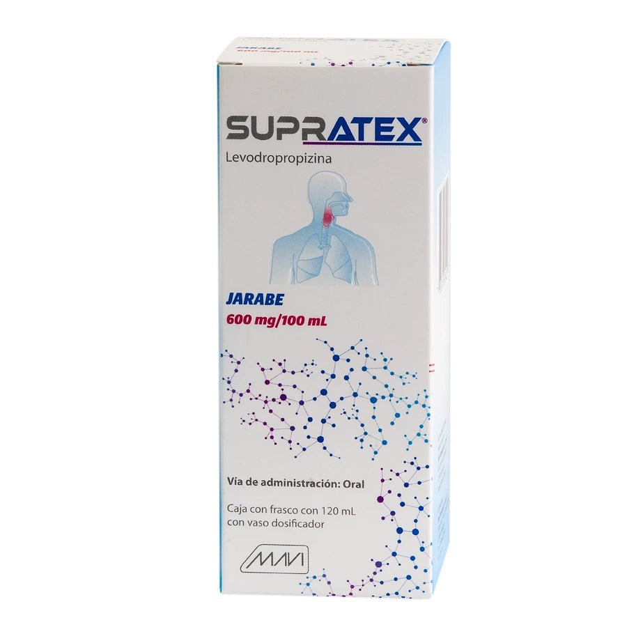 Supratex (Levodropropizina) 600mg/100ml 120ml - Farmacia Humus - Respiratorio