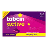 Tabcin Active (Paracetamol/Fenilefrina/Dextrometorfano/Clorfenamina) 12cap - Farmacia Humus - Respiratorio