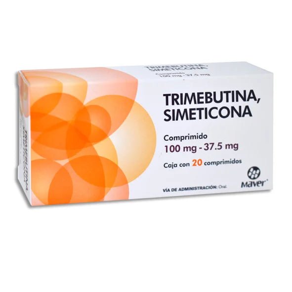 Trimebutina/Simeticona 100-37.5mg 20comp (Maver) - Farmacia Humus - Gastroenterología (Estomacal)