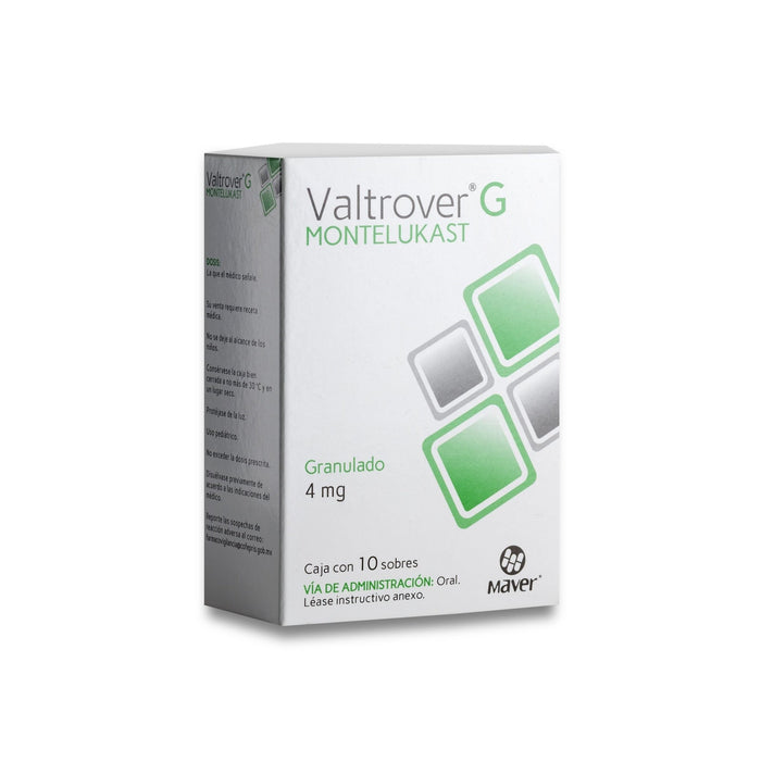 Valtrover G (Montelukast) 4mg 10sobres - Farmacia Humus - Respiratorio