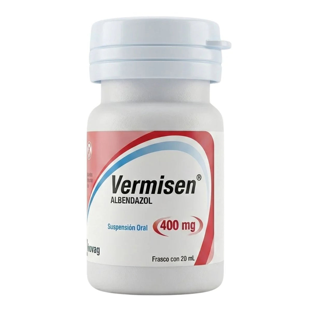 Vermisen (Albendazol) 400mg 20ml - Farmacia Humus - Gastroenterología (Estomacal)