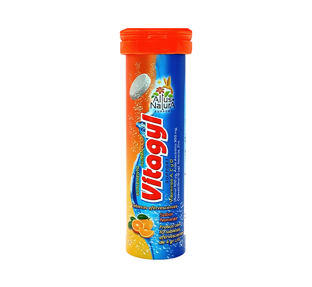 Vitagyl Efervescente (Vitaminas A, C, D) 4g 10tab - Farmacia Humus - Vitaminas y Suplementos
