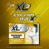 XL3 (Paracetamol/Fenilefrina/Clorfenamina) 325/10/4mg 10ttab - Farmacia Humus - Respiratorio